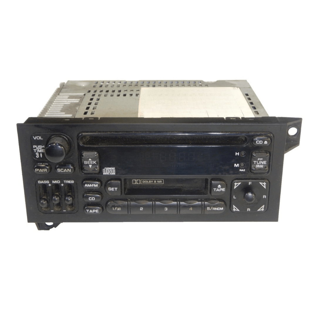 1997-2001 Jeep Wrangler TJ Cherokee XJ AM FM Radio CD Cassette Player OEM