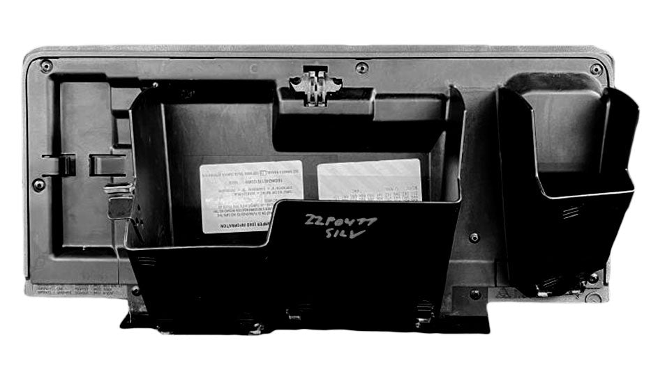1999-2007 Chevrolet Silverado Sierra Dash Glove Box Storage Compartment Door Dark Gray - Image 3