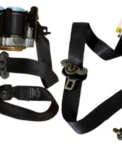 2002-2006 Honda CRV CR-V Front Driver Passenger Seat Belt Retractor Black OEM Set Pair