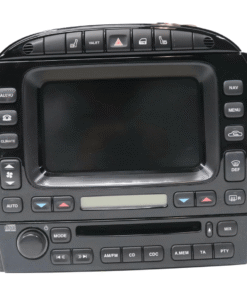 Alternative view of 2004-2008 Jaguar XJ8 XJR Navigation Radio Ac Display Screen 2W93-10E889-AE