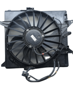 2004-2009 Jaguar XJ8 VDP X350 Engine Radiator Cooling Fan Motor Shroud Assembly OEM