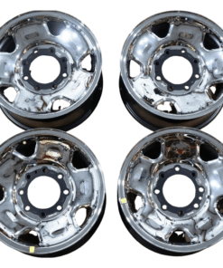 2005-2009 SD F250 F350 Set Of 4 17" WHEEL RIMS CHROME SKIN STEEL 17x7.5 OEM