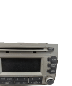 Alternative view of 2010 - 2013 Kia Sportage OEM Single CD AM FM SAT Radio Media Receiver GREY
