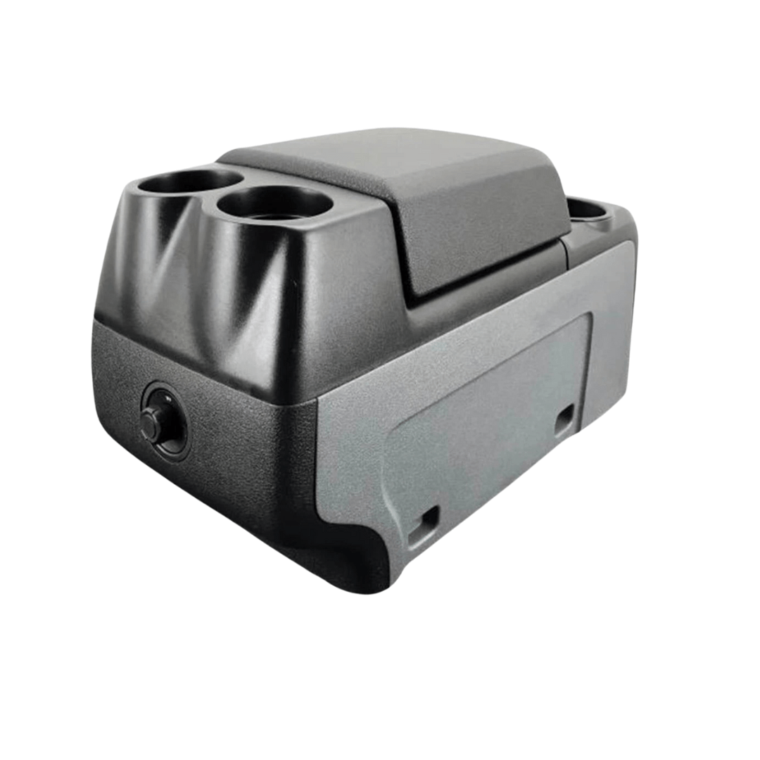 2011-2014 Ford F150 Pickup Front Floor Center Console Column Shift Gray Black - Image 3
