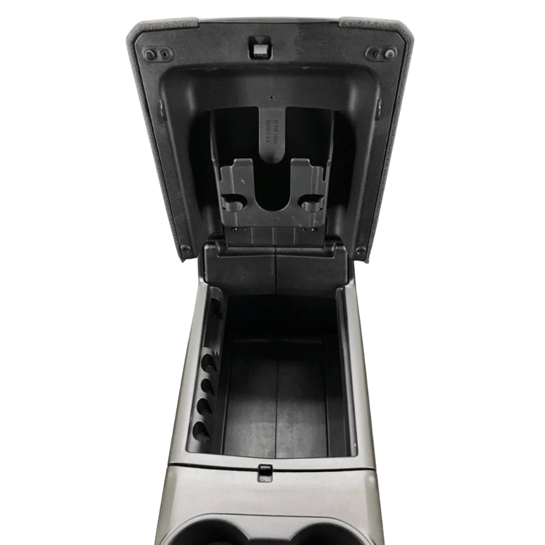 2011-2014 Ford F150 Pickup Front Floor Center Console Column Shift Gray Black - Image 4