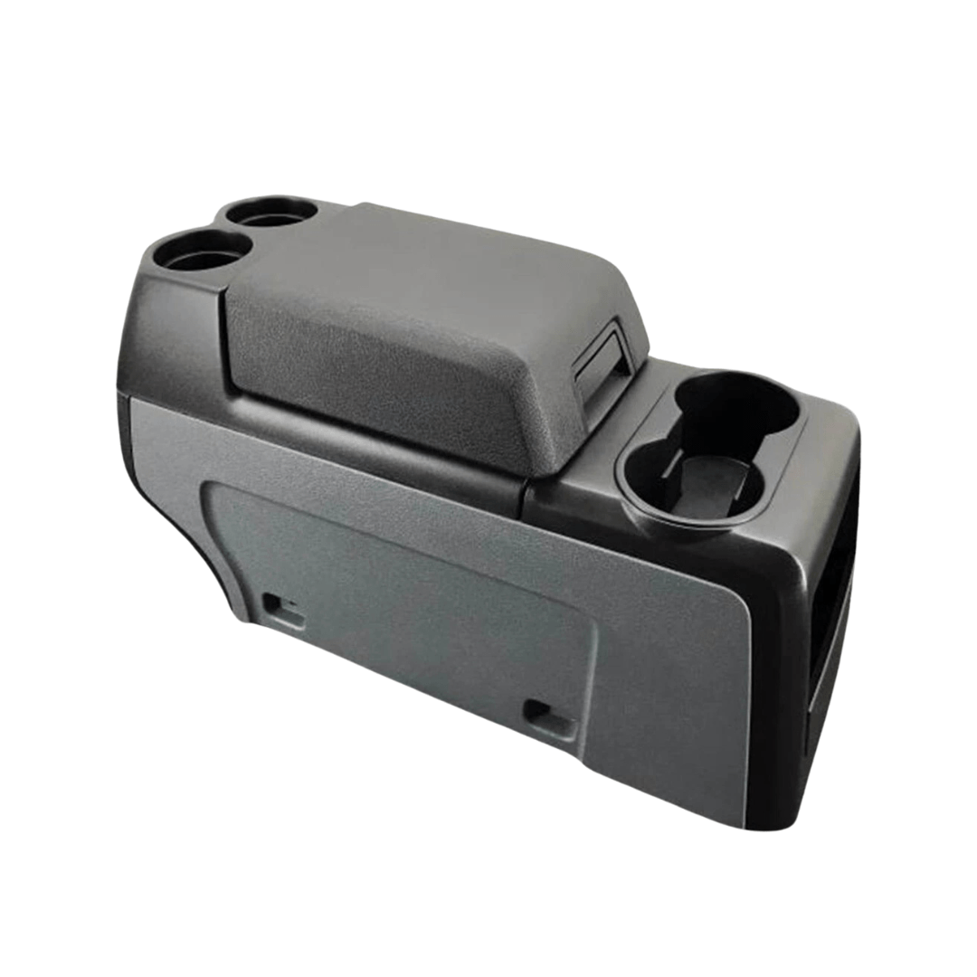 2011-2014 Ford F150 Pickup Front Floor Center Console Column Shift Gray Black