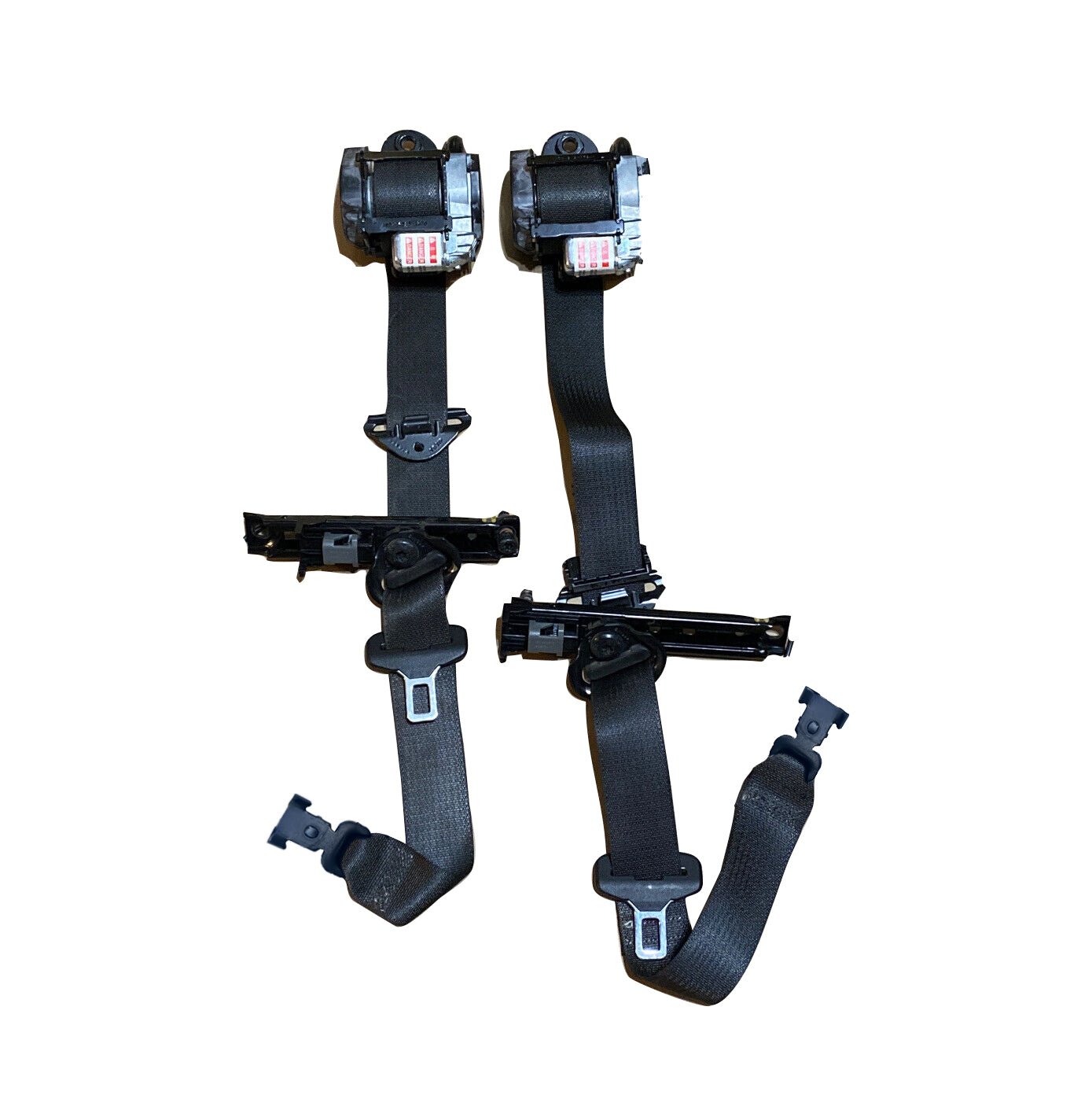 2011-2015 Chevrolet Cruze Front Left and Right Seat Belt Retractor Black Set Pair