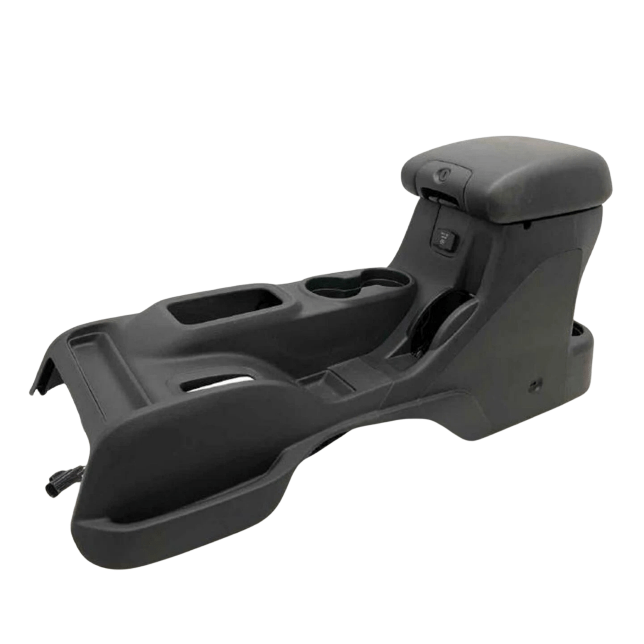 2011-2018 Jeep Wrangler Front Floor Center Console Armrest Black Auto - Image 3