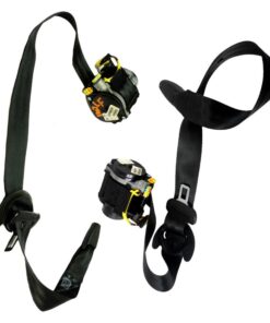 2012-2015 Volkswagen Passat Front Seat Belt Retractor Assembly BLACK OEM Set Pair