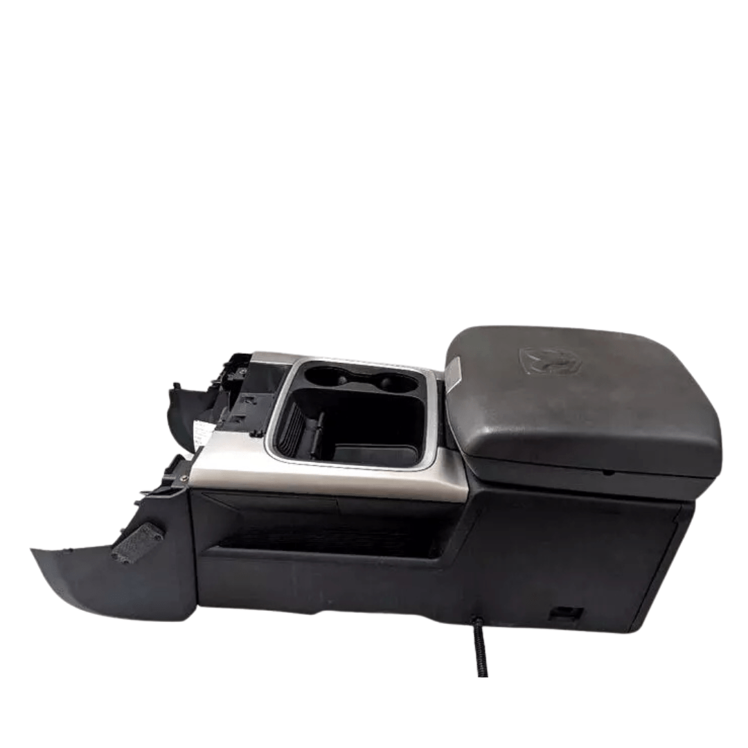 2013-2018 Dodge Ram 1500 4500 Front Floor Console Black OEM - Image 2