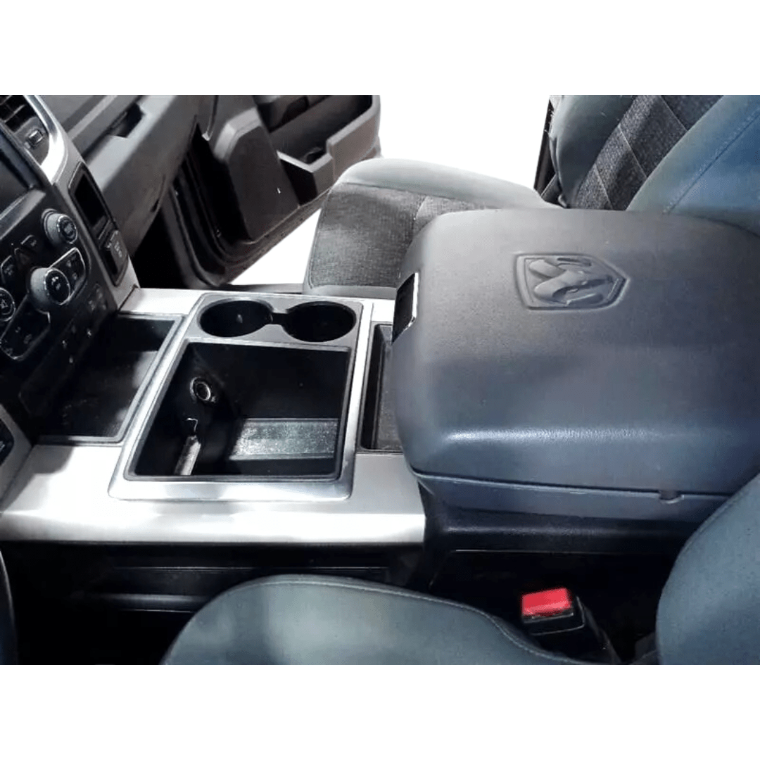 2013-2018 Dodge Ram 1500 4500 Front Floor Console Black OEM - Image 5