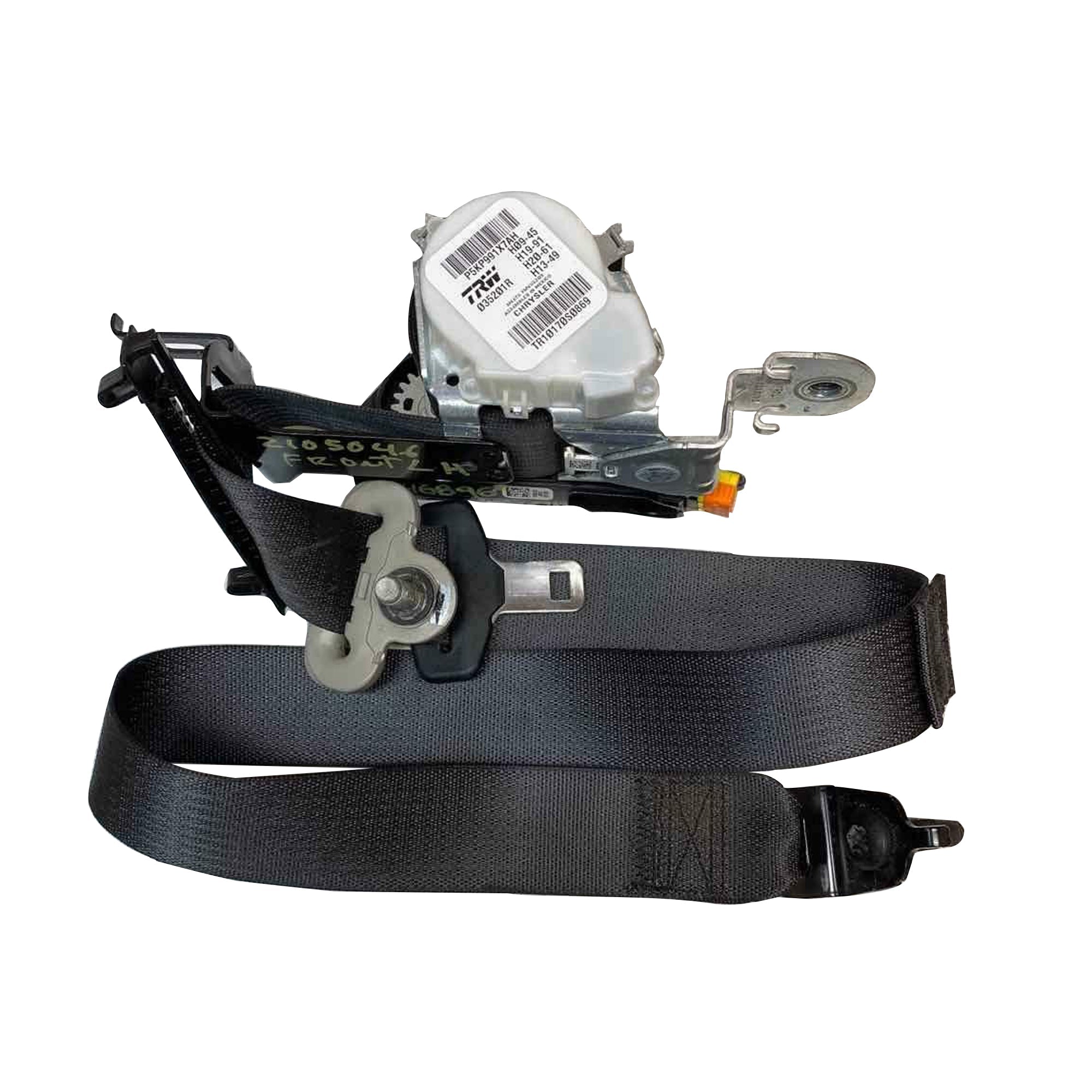 2013-2020 Dodge Truck 1500 2500 Crew Cab Front Seat Belt Retractor Black OEM Set Pair - Image 3