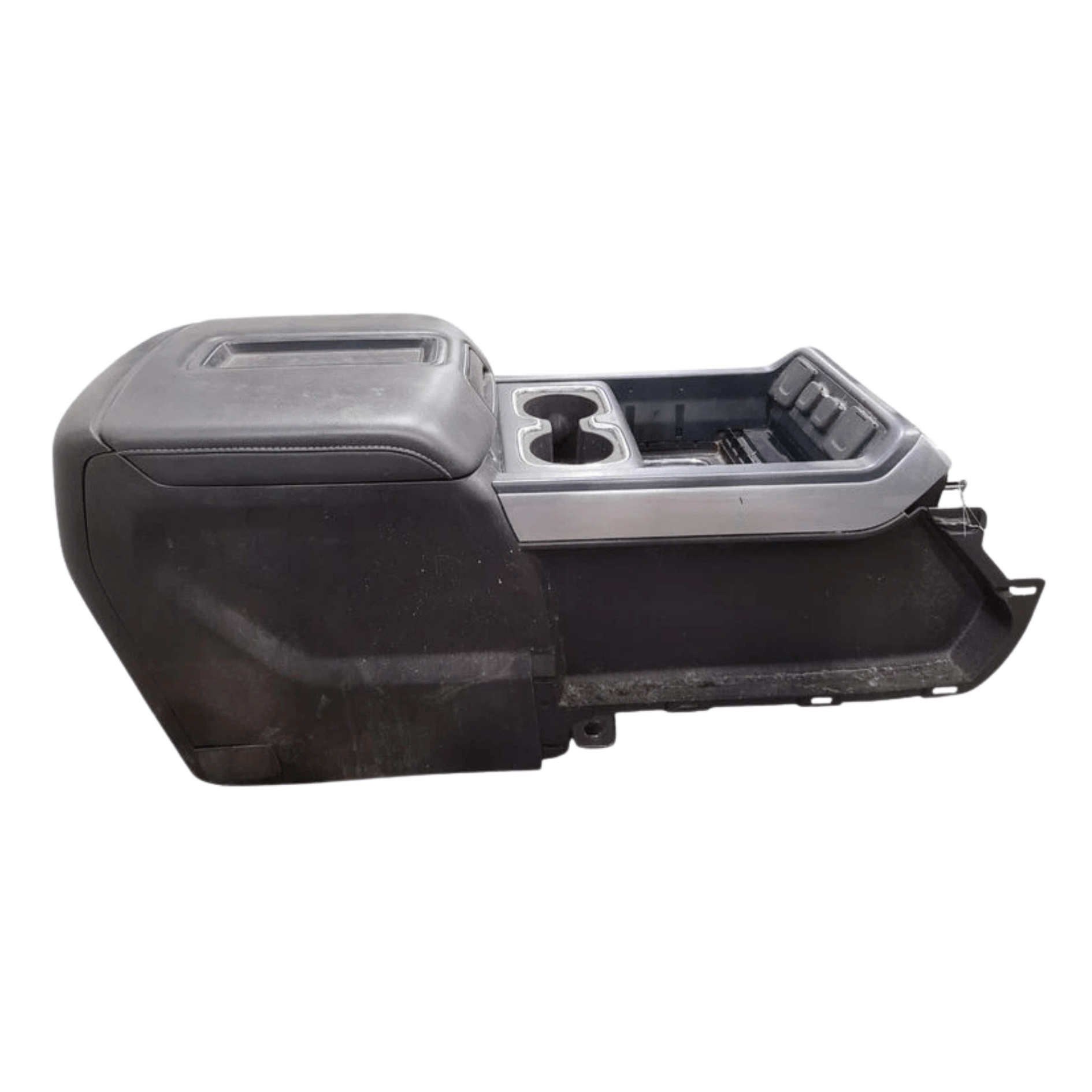 2014-2015 Chevy Silverado 1500 Front Floor Center Console Black - Image 2