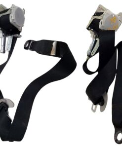 2014-2019 Toyota Corolla Front Driver Passenger Seat Belt Retractor Black OEM Set Pair