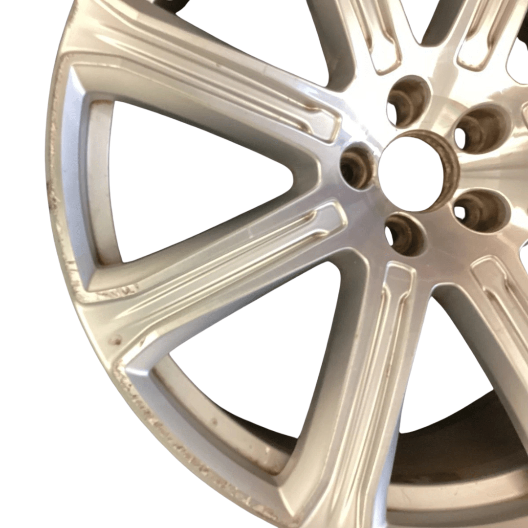 2016-2021 Volvo XC90 21"x9" 8-Spoke Sparkling Silver Diamond Cut Wheel 31445015 - Image 7