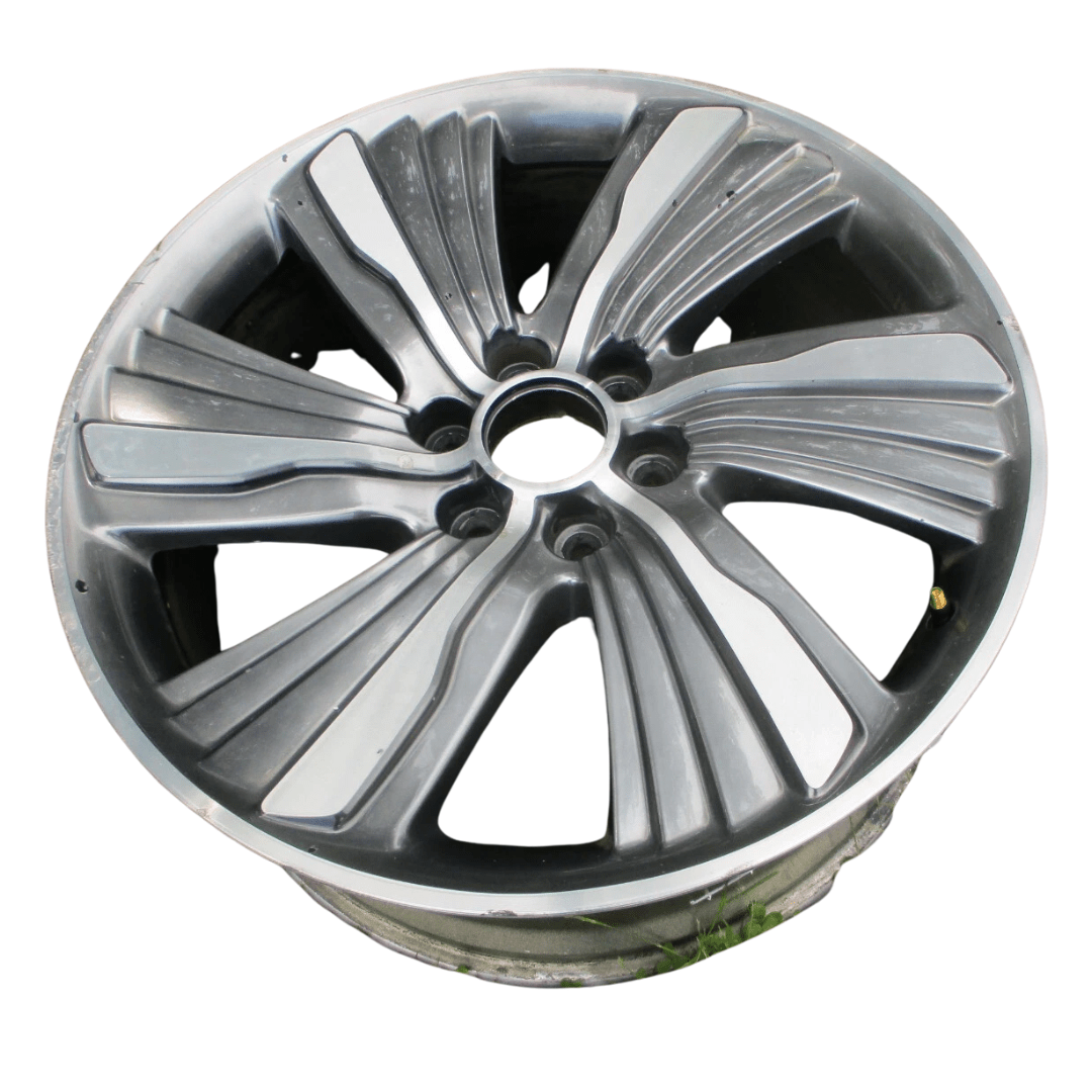 2018-2019 Lincoln Navigator OEM factory Machined Gray Alloy wheel Rim 22x9-1/2, (aluminum), 6 spoke - Image 2
