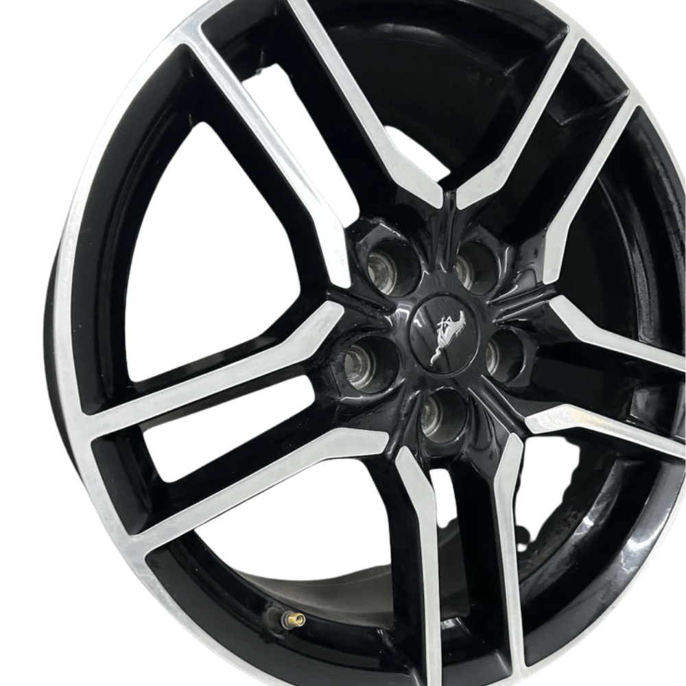 2018-2023 Ford Mustang 18" Wheel Rim Machined Black OEM 10157 JR3Z1007A - Image 3