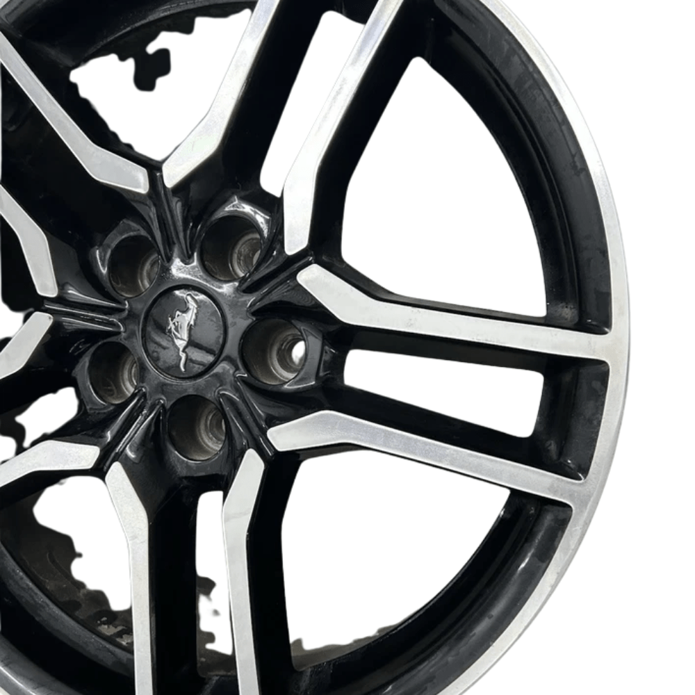 2018-2023 Ford Mustang 18" Wheel Rim Machined Black OEM 10157 JR3Z1007A - Image 7