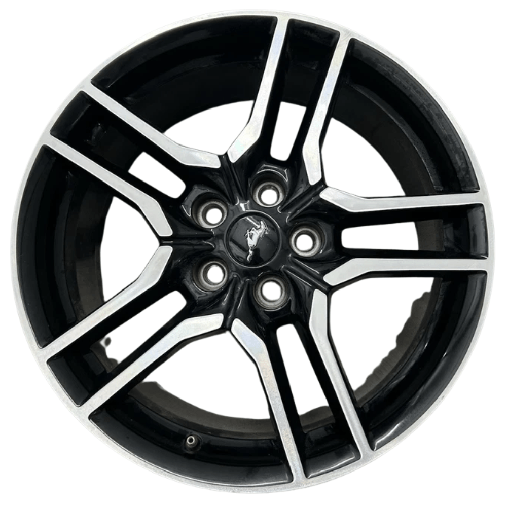 2018-2023 Ford Mustang 18" Wheel Rim Machined Black OEM 10157 JR3Z1007A