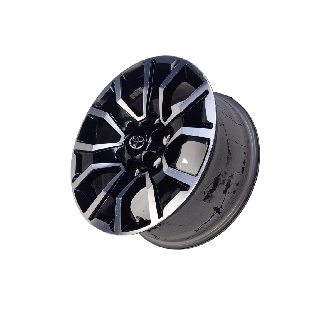 2020-2023 Toyota Tacoma Wheel Rim 17x7-1/2 Machined Black Factory Original - Image 2