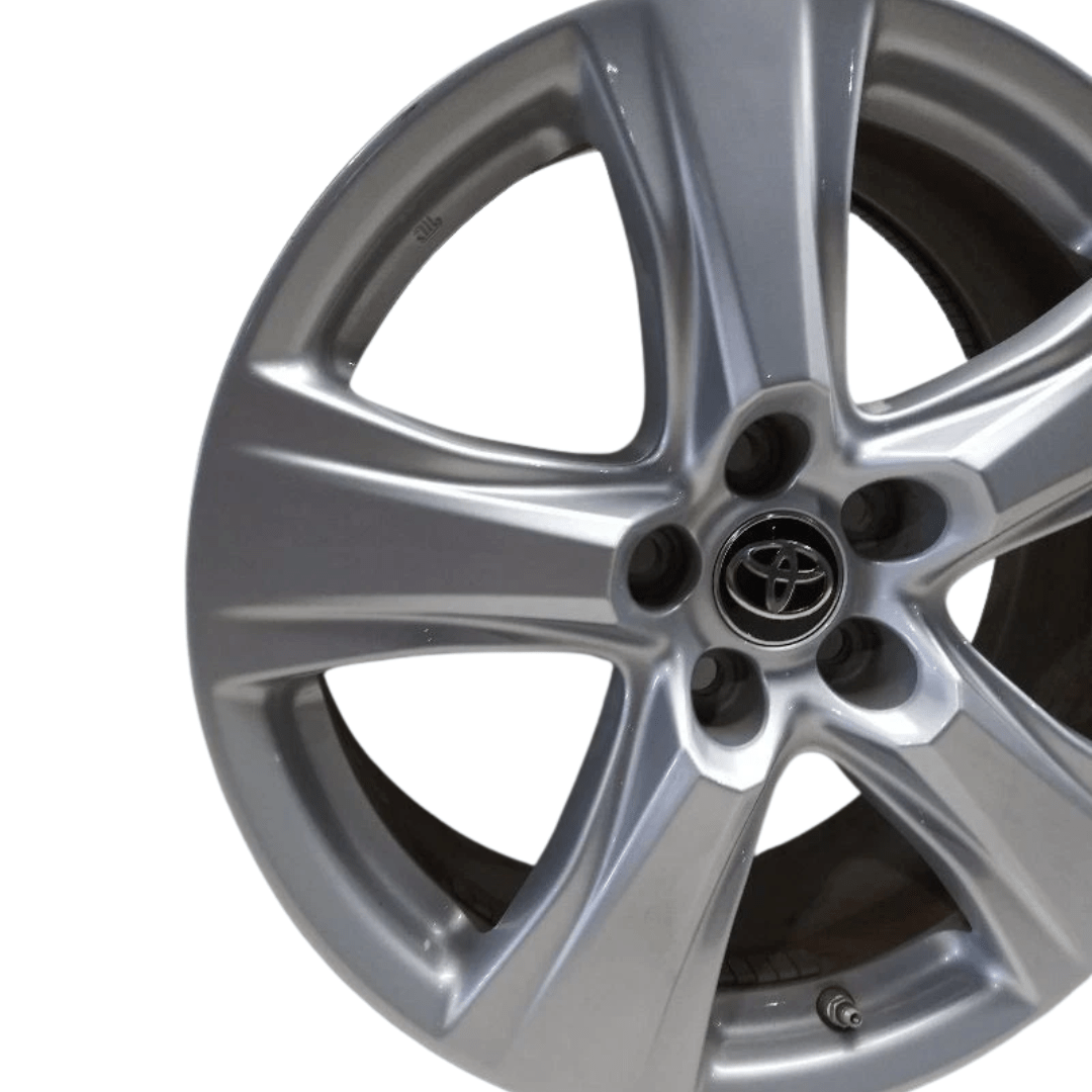 2021 TOYOTA HIGHLANDER WHEEL 18x8 (alloy, 5 spoke), painted (silver) - Image 3
