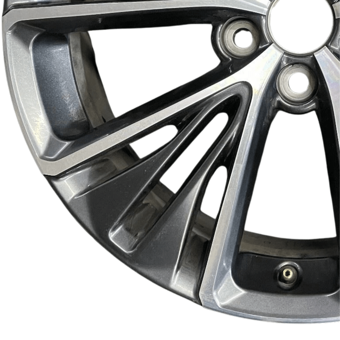 2023-2024 Toyota Machined Charcoal Prius OEM Wheel 19” Rim Factory Prius, 19x6-1/2 (alloy) - Image 3