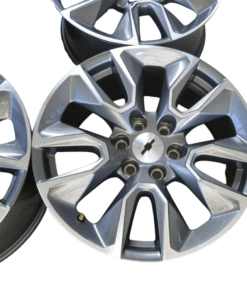 Alternative view of 2023 CHEVY GMC 1500 SILVERADO FACTORY WHEELS RIMS 20" 1500 SET 4 CHARCOAL RST