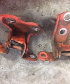 Alternative view of Rear Right Passenger RH Side Door Hinges (TOP) Upper and (BOTTOM) Lower OEM Used