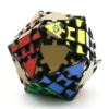 Icosahedron 3x3 Puzzle Cube - Home & Car Dashboard Decor, Black 1