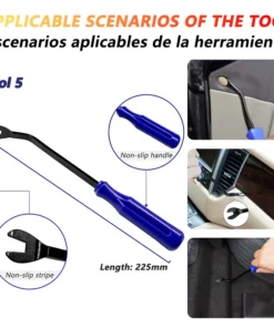 iLMH Car Hand Tool Set Car Disassembly Tool Kit Stereo Repair DVD Repair Tool Dashboard Removal Tool Interior Plastic Trim Panel 6