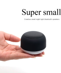 Mini Bluetooth Speaker with Night Light - Pocket Wireless Speaker for Home, Auto & Car