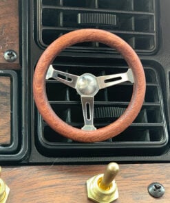 Wooden Steering Wheel Car Vent Air Freshener - Car Decor Diffuser