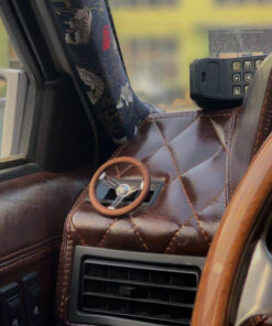 Alternative view of Wooden Steering Wheel Car Vent Air Freshener - Car Decor Diffuser