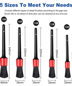 Car Care Starter Kit - Detailing Brushes, Valve Stem Caps & Magnetic Phone Plates - view 5
