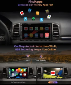ATOTO A5 Lite 7" Android Double DIN Car Stereo with CarPlay, Android Auto & Bluetooth 2