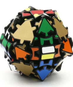 Icosahedron 3x3 Puzzle Cube - Home & Car Dashboard Decor, Black 5