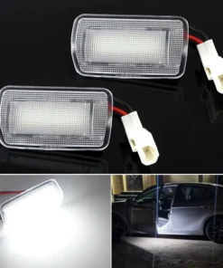 2X Car LED Door Courtesy Light for Toyota Camry Sienna Avalon Tundra Venza Highlander/Sequoia 4Runner Mirai Prius V Plug-IN 86 6