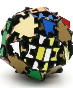Icosahedron 3x3 Puzzle Cube - Home & Car Dashboard Decor, Black 6
