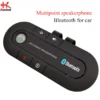 Wireless Handsfree Bluetooth Speaker Car Kit, Universal Hands-free Speakerphone MP3 Music Player Auto Audio Receiver Adapter 1