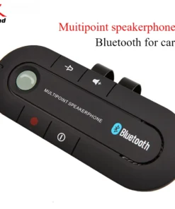 Wireless Handsfree Bluetooth Speaker Car Kit, Universal Hands-free Speakerphone MP3 Music Player Auto Audio Receiver Adapter 1