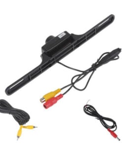 Licence Plate Backup Camera – 170° Wide Angle, Night Vision, Waterproof, RCA Output with Guide Lines