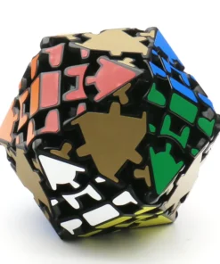 Icosahedron 3x3 Puzzle Cube - Home & Car Dashboard Decor, Black 2