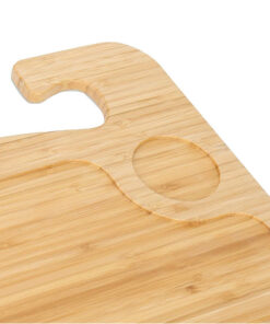 Alternative view of Bamboo Steering Wheel Desk Tray - Car Laptop & Eating Table