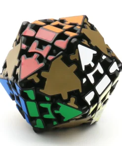 Icosahedron 3x3 Puzzle Cube - Home & Car Dashboard Decor, Black 3
