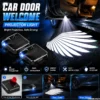 Wireless Angel Wings Car Door Welcome Lights (4 Pack) - Universal LED Puddle Projector 1
