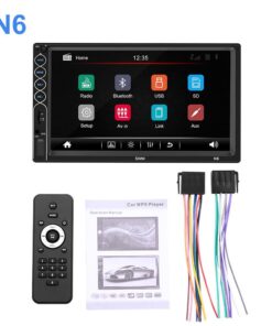 7" Double DIN Touchscreen Car Stereo - Bluetooth, USB, FM, Phone Mirror Link